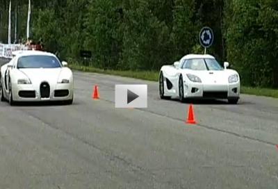Video: Bugatti Veyron vs Koenigsegg CCXR