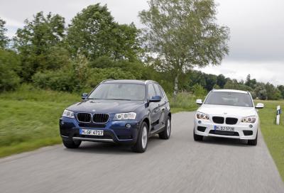 BMW X3 e X5, novità 2012