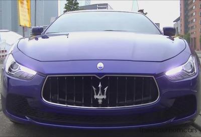 Maserati, la Ghibli su strada in un primo video