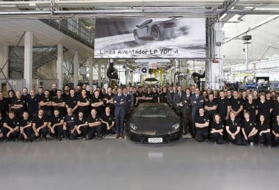 Lamborghini,  2.000 Aventador prodotte

