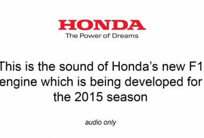 F1, Honda accende il nuovo 1.6 V6 Turbo