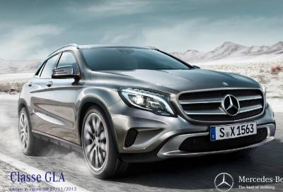 Nuova Mercedes GLA, prezzi e video 