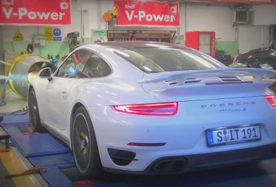 Centro Prove, la Porsche 911 Turbo S durante i primi test