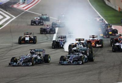 F1 2014 GP del  Bahrain, vince Hamilton