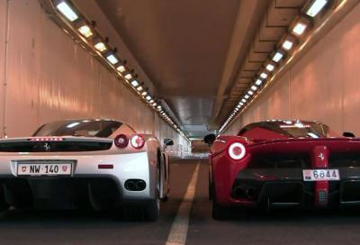Ferrari Enzo e LaFerrari: gara di decibel fra passato e futuro
