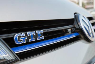 Nuova Volkswagen Golf GTE, ibrida plug in da 204 cv
