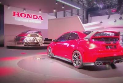 Honda, nuovi video della Civic Type R Concept
