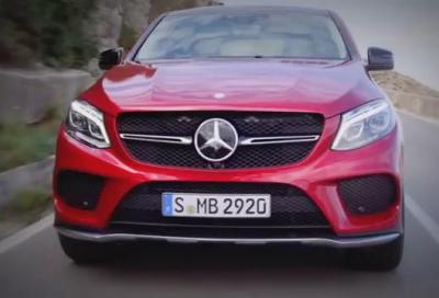 2015 Mercedes GLE Coupé, i primi video HD