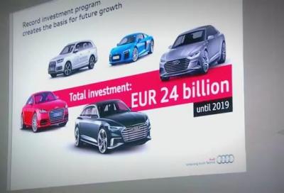 Bilancio Audi 2014; 6.540 euro di premio produzione e 60 modelli entro il 2020