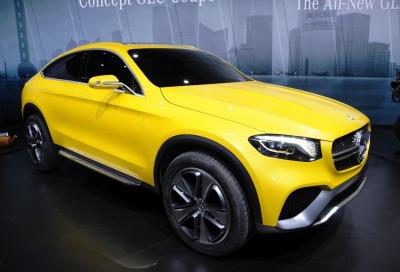 Mercedes GLC Coupé Concept, nuove foto da Shanghai