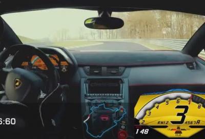 Lamborghini,l' Aventador LP 750-4 SV in 6:59 al Nürburgring con i P Zero Corsa
