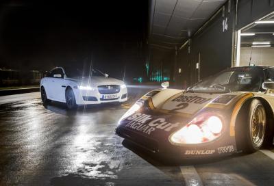 Jaguar, la nuova XJR incontra la XJR9-LM vincitrice a Le Mans