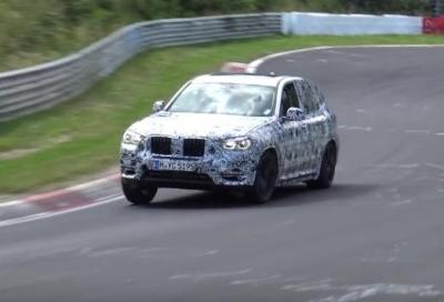 VIDEO: La prossima BMW X3 M40i , impegnata nei test al Nürburgring