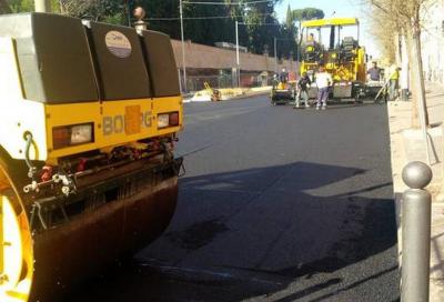 Super asfalto: a Roma i primi test