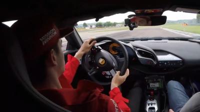 Ferrari SF90 Stradale: Vettel e Leclerc in azione nei test a Fiorano