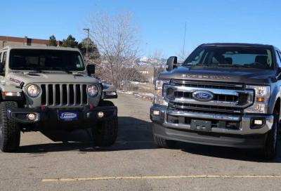 Jeep Gladiator contro Ford F-250: Davide contro Golia