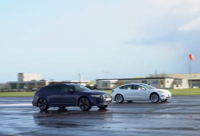 Audi RS 6 Avant vs Tesla Model 3 Performance: chi avrà la meglio?