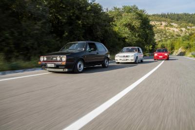Confronto Youngtimer: VW Golf GT Mk2, Renault 5 GT Turbo, Peugeot 205 Rallye