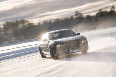 Nuova BMW i7, continuano i test invernali 