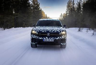 La nuova Volkswagen Touareg conclude  i test in Lapponia
