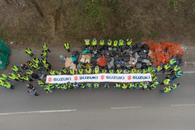 Suzuki Save the Green 2023: raccolte 2,3 tonnellate di rifiuti