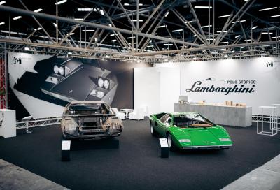 Lo stand Lamborghini ad Auto e Moto d’Epoca Bologna