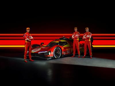 Ferrari svela la livrea della 499P che correrà nel FIA WEC 2024